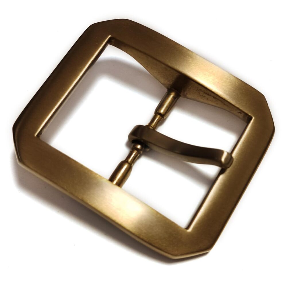 9808 1.5"-1.57“ 38-40mm Heavy Duty Solid Brass Single Needle Belt Buckle